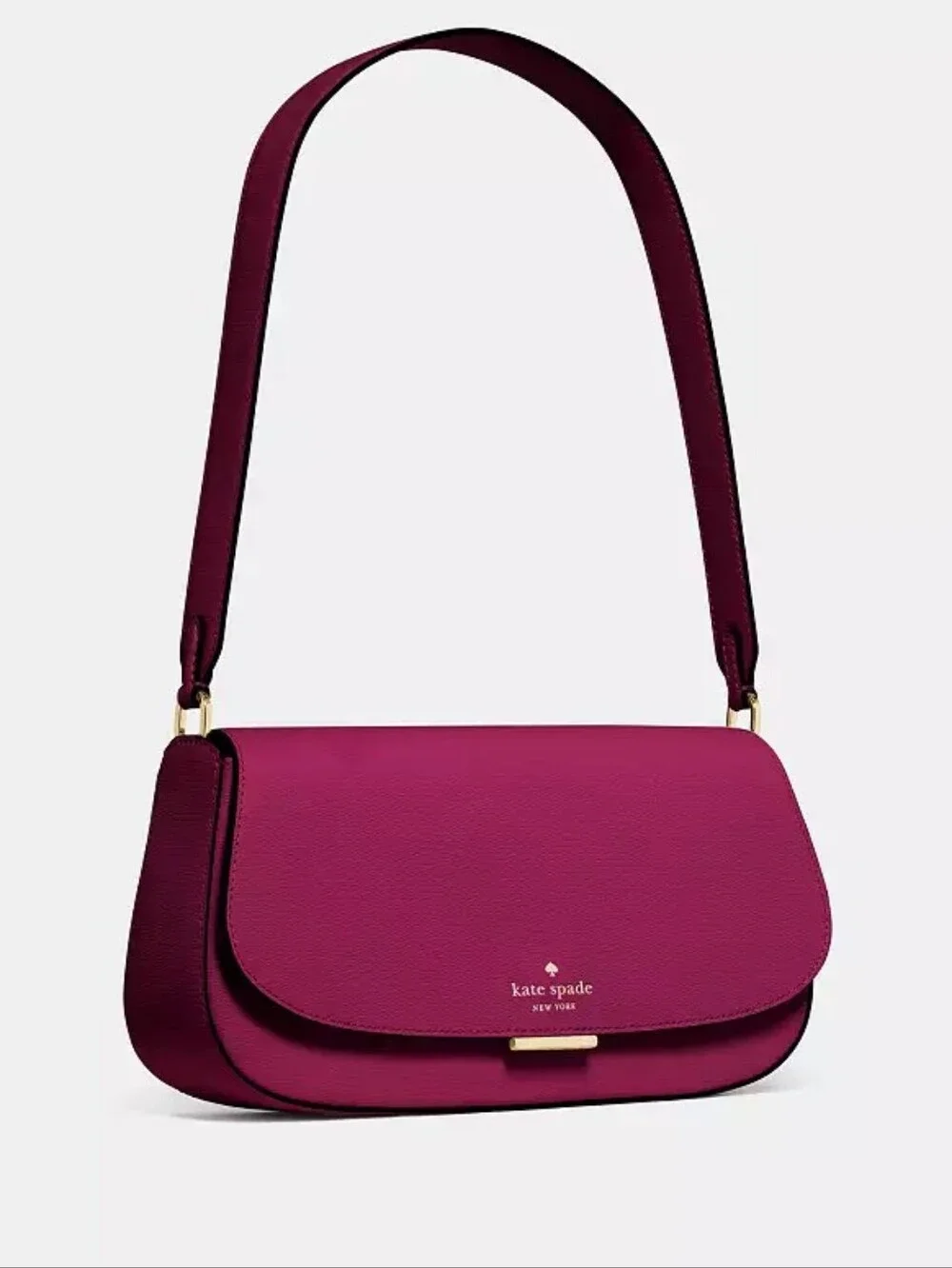 Kate Spade Quinn Shoulder Bag Dark Raspberry NWT